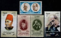 EGYPT / 2007 / 1982 / 1957 / FAMOUS MEN / AHMED SHAWQI / HAFEZ IBRAHIM / MNH / VF . - Ongebruikt