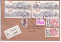 FRANCE.  Lettre Recommandée De 1984, Cover, Letter, GEOGRAPHIE, Géography X4, N°2327 - Lettres & Documents