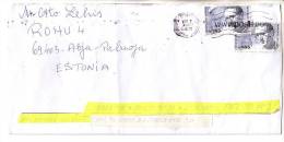 GOOD ISRAEL Postal  Cover To ESTONIA 2012 - Good Stamped: Serini - Briefe U. Dokumente