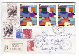 FRANCE.  Lettre Recommandée De 1986, Cover, Letter, Tableau, Painting MAGNELLI X 3, N°2414 - Covers & Documents