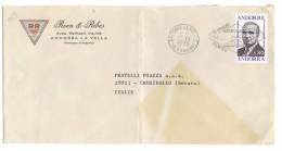 TZ967 - ANDORRA , Lettera Commerciale Per L' Italia. 14/10/1975 - Storia Postale