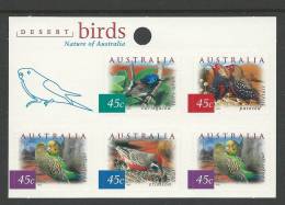 2001 Desert  Birds Special Sheetlet Of 5  Self Adhesive  Mini Sheet Unused - Blocks & Sheetlets