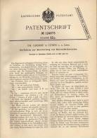 Original Patentschrift - Th. Gremme In Lünen A.d. Lippe , 1900 , Holz - Schnitzerei , Holzschnitzerei !!! - Holz