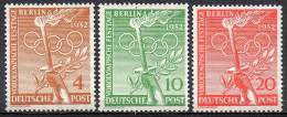 GERMANY (WEST BERLIN) 1952 Olympic Games Festival, Berlin - Unused Stamps