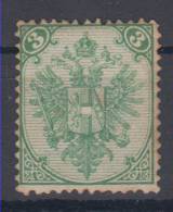 Bosnia And Hercegovina Austria 3Kr Perforation 13 1st Board 1879 MH * - Unused Stamps