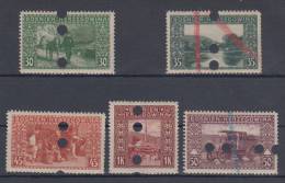 Austria Occupation Bosnia & Herzegovina Vienna City Depot Holes 1906 MH * - Unused Stamps