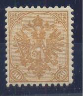 Austria Occupation Bosnia & Herzegovina 30H 3rd Edition Perforation 10 1/2 1900 MH * - Unused Stamps