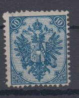 Bosnia And Hercegovina Austria 10Kr Perforation 12 1st Board 1879 MH * - Unused Stamps