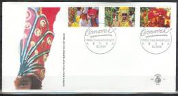 Mzl019fb CARNAVAL LICHTOPTOCHT ARUBA 1989 FDC - Carnaval