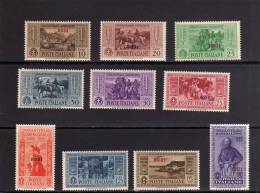 COLONIE ITALIANE EGEO 1932 RODI GARIBALDI SERIE COMPLETA MNH - Egée (Rodi)