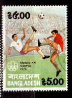 Bangladesh 1976 5t Soccer Issue  #122 - Bangladesh