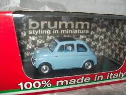 BRUMM - R405-05 -  FIAT 500 Chiusa 1959 LIMITED EDITION  AVEC SA BOITE Scala 1/43 - Brumm