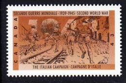 Canada MNH Scott #1506 43c Italian Campaign - Second World War 1943 - Neufs