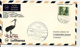 =Japan Luftpost Osaka-Frankfurt 1969 Erstflug - Airmail