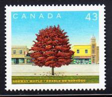 Canada MNH Scott #1524e 43c Norway Maple, Street With Shops - Canada Day 1994 - Neufs