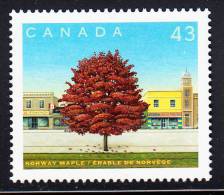 Canada MNH Scott #1524e 43c Norway Maple, Street With Shops - Canada Day 1994 - Ongebruikt