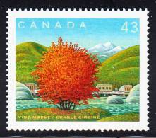 Canada MNH Scott #1524j 43c Vine Maple, Town Street And Mountains - Canada Day 1994 - Neufs