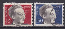 ## Norway 1962 Mi. 466-67 Vilhelm Bjerknes Complete Set !! - Oblitérés