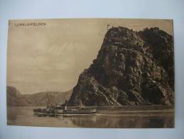 (1/3/37) AK Loreleifelsen (Hochplateau) Von 1913 - Loreley