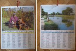 Calendrier, ALMANACH Des PTT 1969. La Chasse, La Pêche - Big : 1961-70