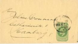 Faja Publicacion V8, Rey Eduard .  1/2 Pennym Entero Postal - Lettres & Documents