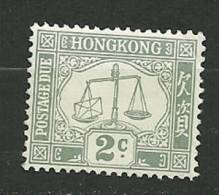 Hong Kong Neuf ** ; Y & T ; Taxe/postage Due ;  N° 2 - Impuestos