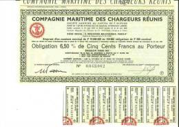 Compagnie Maritime Des Chargeurs Réunis  Mars 1967 - Navigation