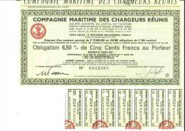 Compagnie Maritime Des Chargeurs Réunis  Mars 1967 - Schiffahrt