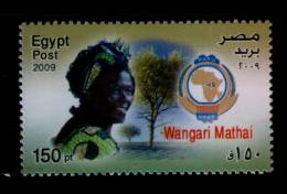 EGYPT / 2009 / KENYA /  WANGARI MATHAI / NOBEL PRIZE IN PEACE / MNH / VF - Nuovi