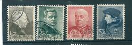 Netherlands 1936 SG 456-59 Used - Neufs