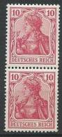 ALLEMAGNE - 10 P. En Paire Neuve De La Série De 1902-4 DEUTSCHES REICH TTB - Unused Stamps