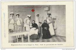 CPA - CROIX ROUGE - DISPENSAIRE-ECOLE De La JONQUIERE De PARIS - SALLE Des PANSEMENTS Et Des FEMMES - Rotes Kreuz