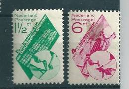 Netherlands 1931 Gouda Church Restauration Fund SG 392-93, MM - Unused Stamps