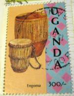 Uganda 1992 Musical Instruments Engoma 300s - Used - Oeganda (1962-...)