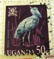 Uganda 1965 Whale Headed Stork 50c - Used - Oeganda (1962-...)