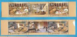 2005X -327-28A  BOSNIA REPUBLIKA SRPSKA EUROPA  GASTRONOMIA  STAMPA-APPENDIX  MNH - 2005