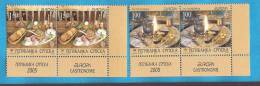 2005X -327-28A  BOSNIA REPUBLIKA SRPSKA EUROPA  GASTRONOMIA    MNH - 2005