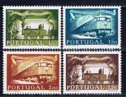 P Portugal 1956 Mi 850-53 Mnh Eisenbahn - Ungebraucht