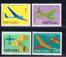 P Portugal 1960 Mi 883-86 Mnh Flugzeuge - Unused Stamps