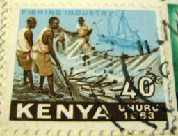 Kenya 1963 Fishing Industry 40c - Used - Kenia (1963-...)