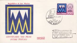 COMMEMORATIVI  /  Cover _ Lettera  -   Lire 200 Isolato - Storia Postale