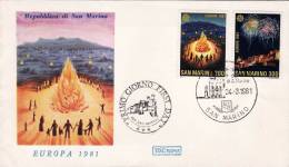 COMMEMORATIVI  /  Cover _ Lettera  -   Lire 200 + 300 - Cartas & Documentos