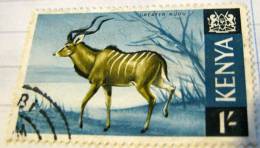 Kenya 1966 Greater Kudu 1s - Used - Kenya (1963-...)