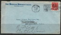 CANADA    Redirected Admiral Cover (May 26 1926) Backstamped Times Square, NY - Brieven En Documenten