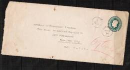 CANADA    Scott # U 20 Postal Stationary From "SIENNA,Quebec" To N.Y. USA (DE/29/30) OS-36 - 1903-1954 Reyes