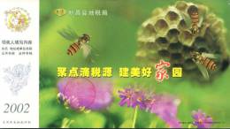 Insect Bee Honeybee  ,  Prepaid Card Postal Stationery - Abejas