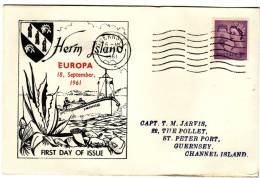 HERM ISLAND - COMMEMORATIVI  /  Cover _ Lettera  -   3 D - Cartas & Documentos