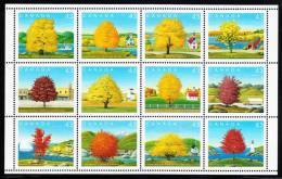 Canada MNH Scott #1524 Field Stock Pane Of 12 Maple Trees No Tab Or Inscriptions - Canada Day 1994 - Neufs