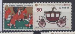(B 5 - Lot 83) Japon ** - N°  1203 / 1204 -  50e Ann. Du Règne De L'Empereur - Unused Stamps