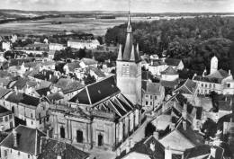 CHATEAUVILLAIN VUE AERIENNE L EGLISE ET L HOSPICE - Chateauvillain